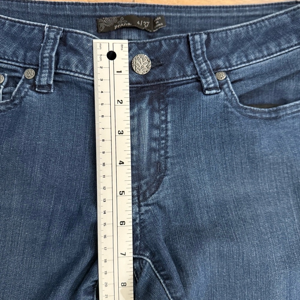 Prana Jeans Women's 4 Blue Skinny Denim Stretch Casual - Picture 4 of 6